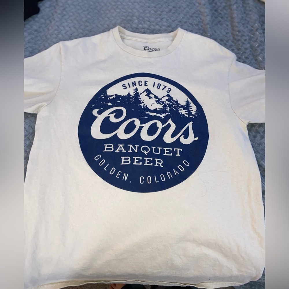 Cream colored t-shirt